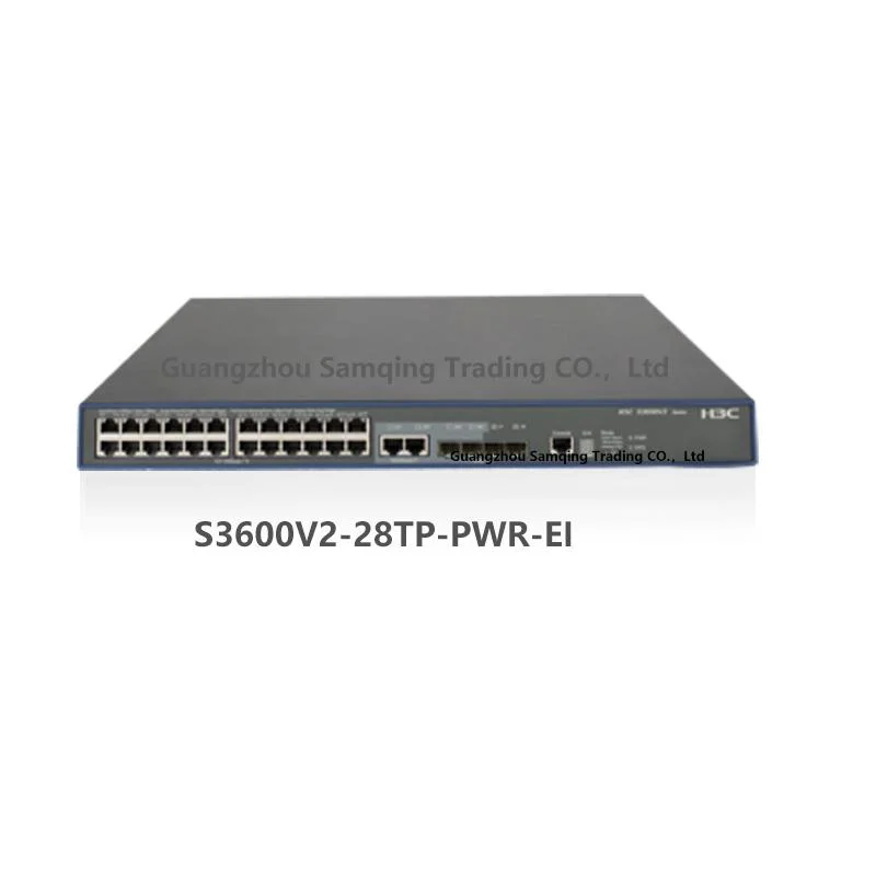 S3600V Pwr-Ei2-28tp-commutateur réseau Ethernet Commutateur intelligent Mainnet souple