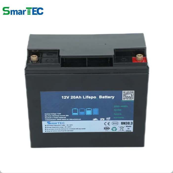 Batería de litio 9001 de Smartec Factory CE IEC ISO 4s RoHS 12V 20ah batería recargable de litio-hierro-fosfato batería de litio-ion Paquete para herramienta de copia de seguridad/alimentación