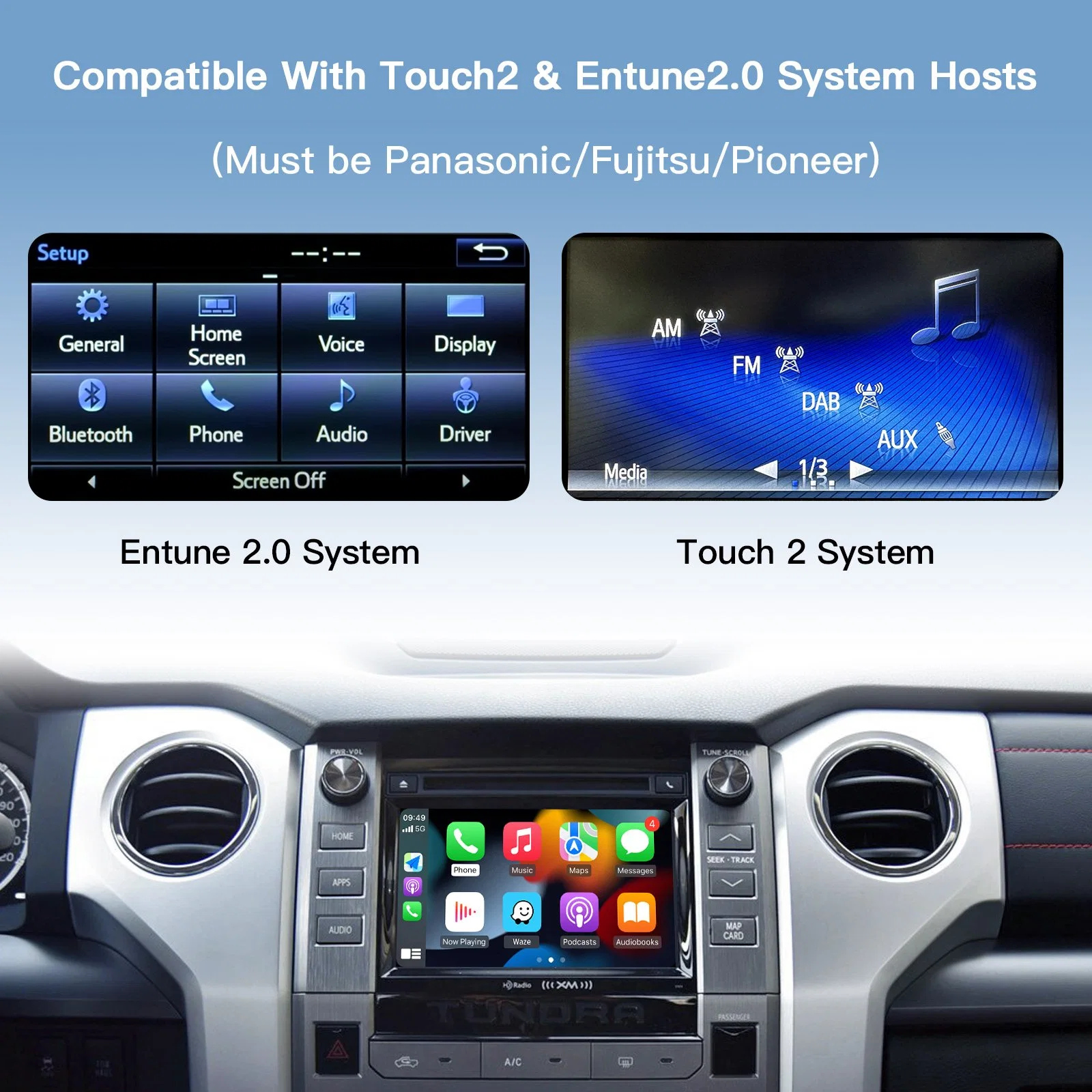 Car GPS Seina/Tundra Carplay