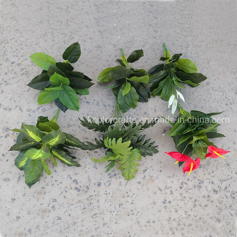 Real Touch PU Anthurium Flower Wholesale/Supplier Artificial Flower Plant for Home Decoration