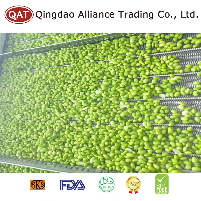 Taiwan Variety IQF Frozen Green Edamame Kernels Soy Beans with Factory Price in Bulk Retail Packing