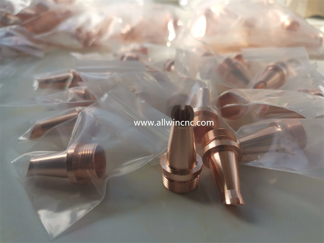 China Fabricante de máquina láser de alta calidad de mano de boquilla para soldar equipos láser de la boquilla de la cabeza láser piezas inyectores de cobre