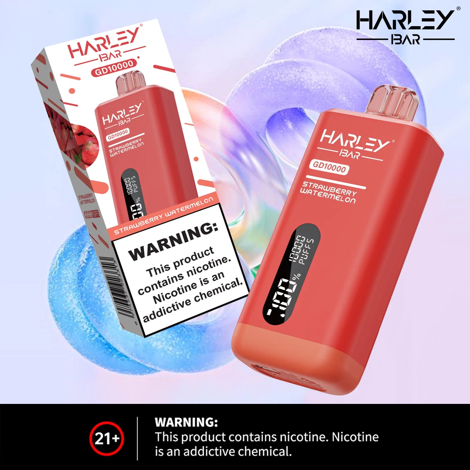 Harleybar 10000 Puff Big Cloud Smoking Disposable/Chargeable Vape Wholesale/Supplier vape Wholesale/Supplier Device Atomizer 10000puffs Empty E-Cig Pod Vaporizer Vape