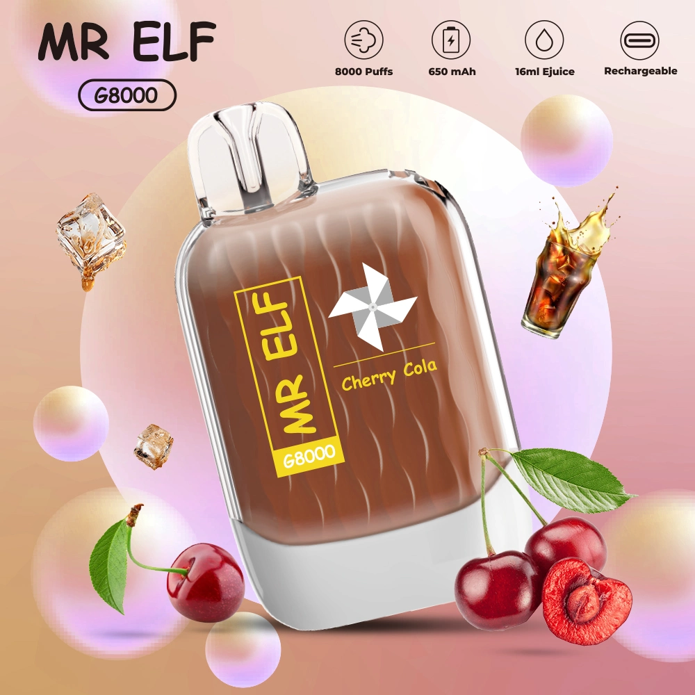 Original Manufacturer Factory Wholesale/Supplier Mr Elf G8000 Puffs Rechargeable Disposable/Chargeable Vape Vaporizer