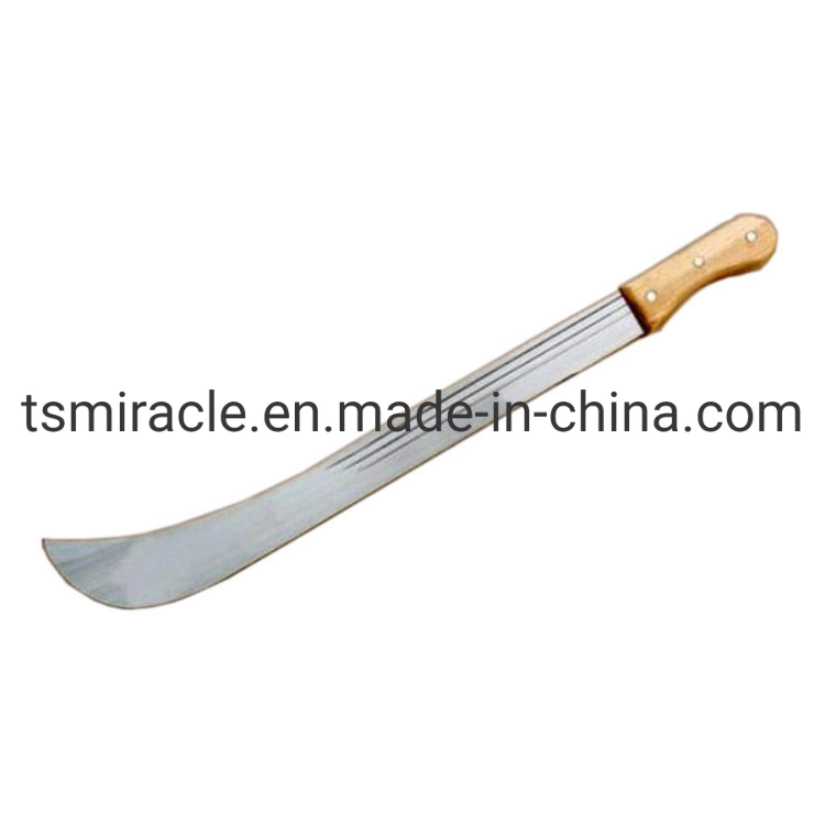 M1778 Machete Factory Hardware Garden Agricultural Use Wood Handle Cutting Sugar Cane Knife Tree Grass Knife