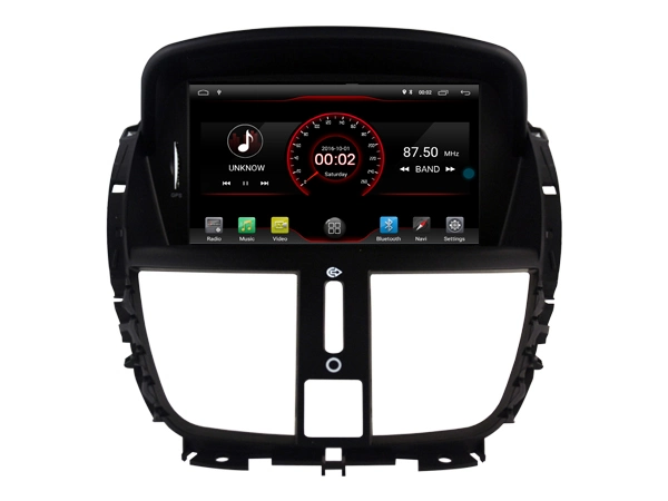 Witson Quad-Core Android 11 Auto DVD GPS für Peugeot 207 Integrierter 16GB iNAND-Flash