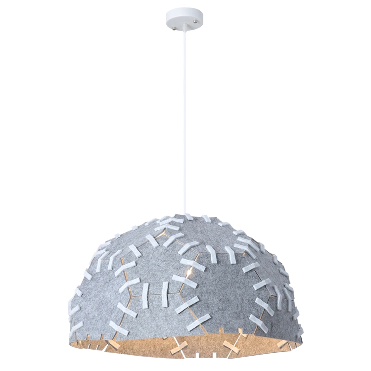 Original Factory Supply Fabric Woven Shade Scandinavian Pendant Light Modern Chandelier