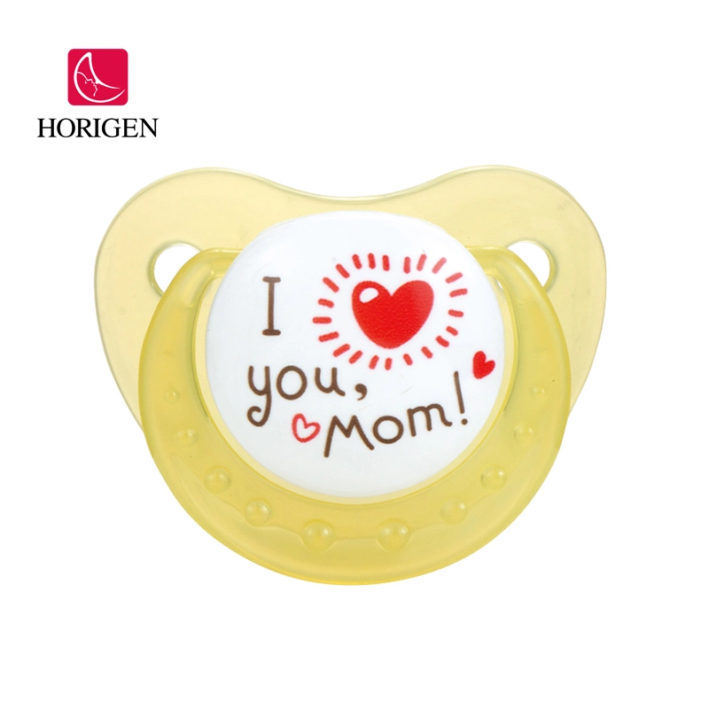 Custom Infant Pacifier Feeding Printed Cartoon Orthodontic Pacifier Soother Toys Nipple BPA Free Teat Silicone Baby Pacifier