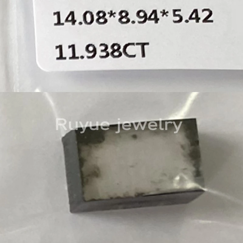 Hpht/CVD 13.3carat vs cor branca IGI/Gia Report Personalizar relógio pulseira Pins Brooch Rough Lab Grown Diamond Jewellery