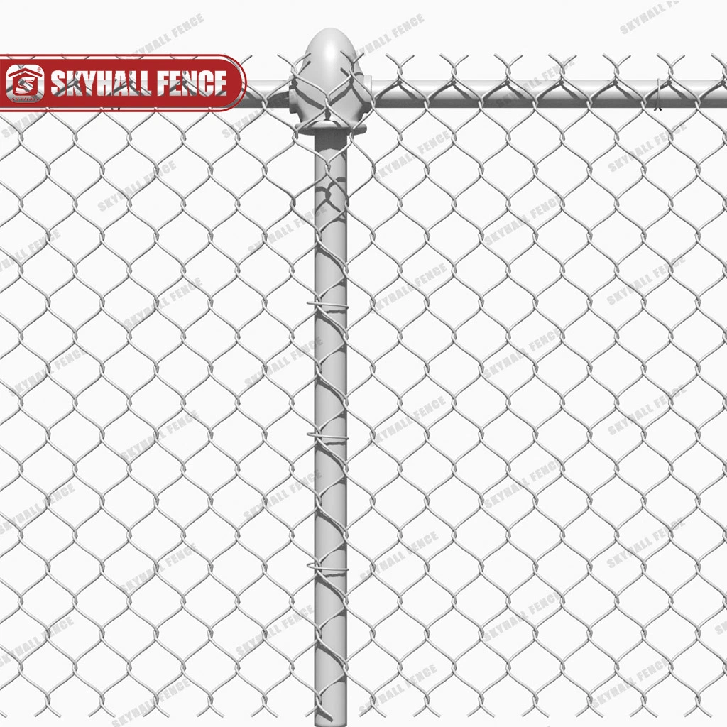 Galvanized Chain Link Fence Diamond Mesh for Schools Buildings Zoos Construction