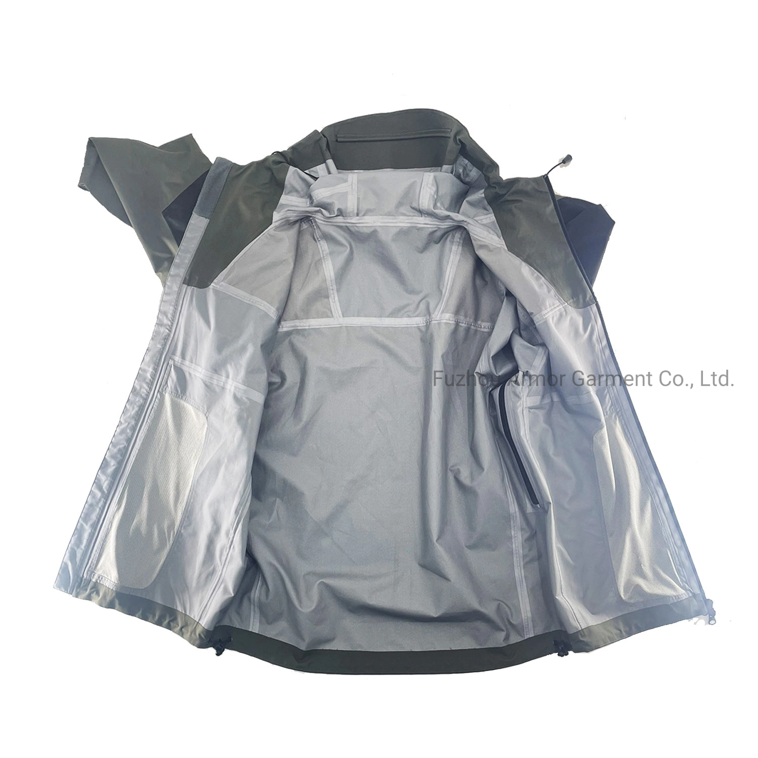 Wholesale/Supplier Factory Night Green Outdoor Mountaineering Camping Waterproof Rain Jackets