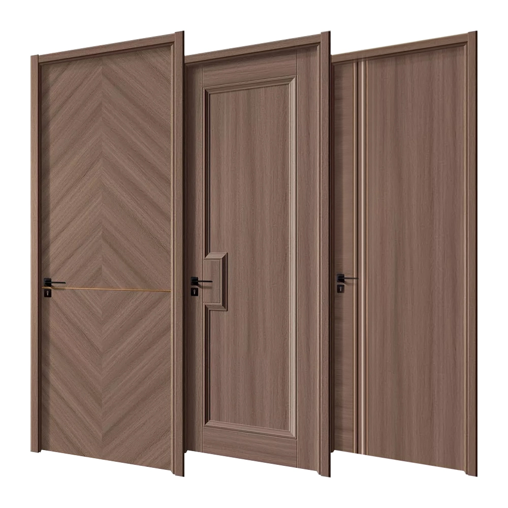 Customized Hotel Fire Rated Wood Door Interior Veneer Wood Door High Quality Wood Doors for Project