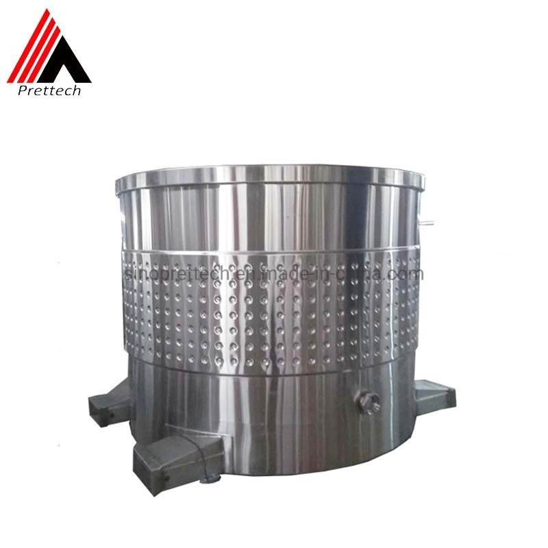 Stainless Steel Industrial Wine Fermentation Tank Equipment with Reinforced Forklift Channel