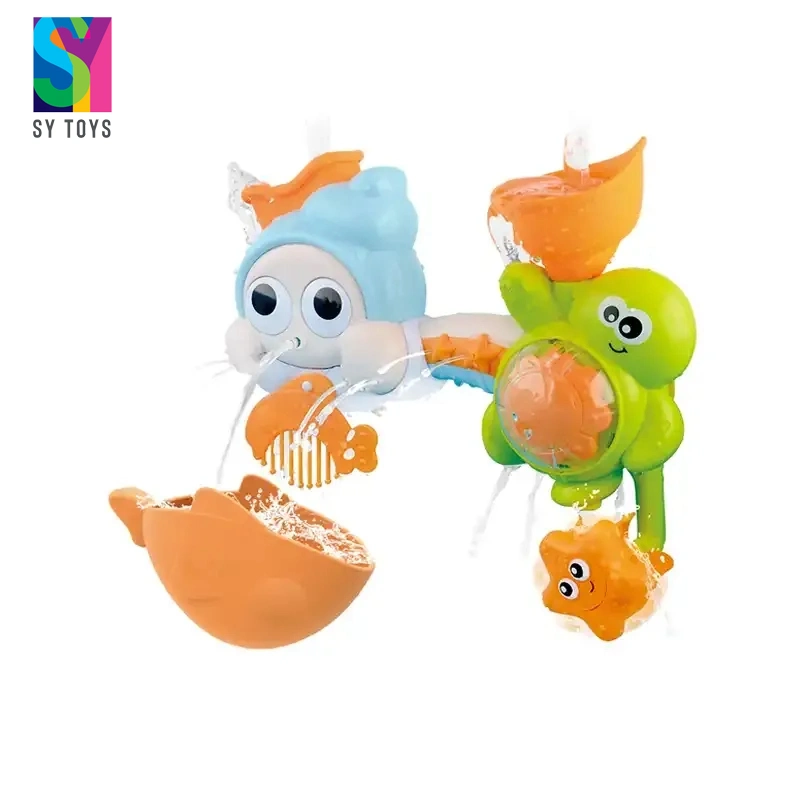 Sy Cartoon Bathroom Game Turtle Marine Animal Bathing Baby Sprinkler Shower Water Toys