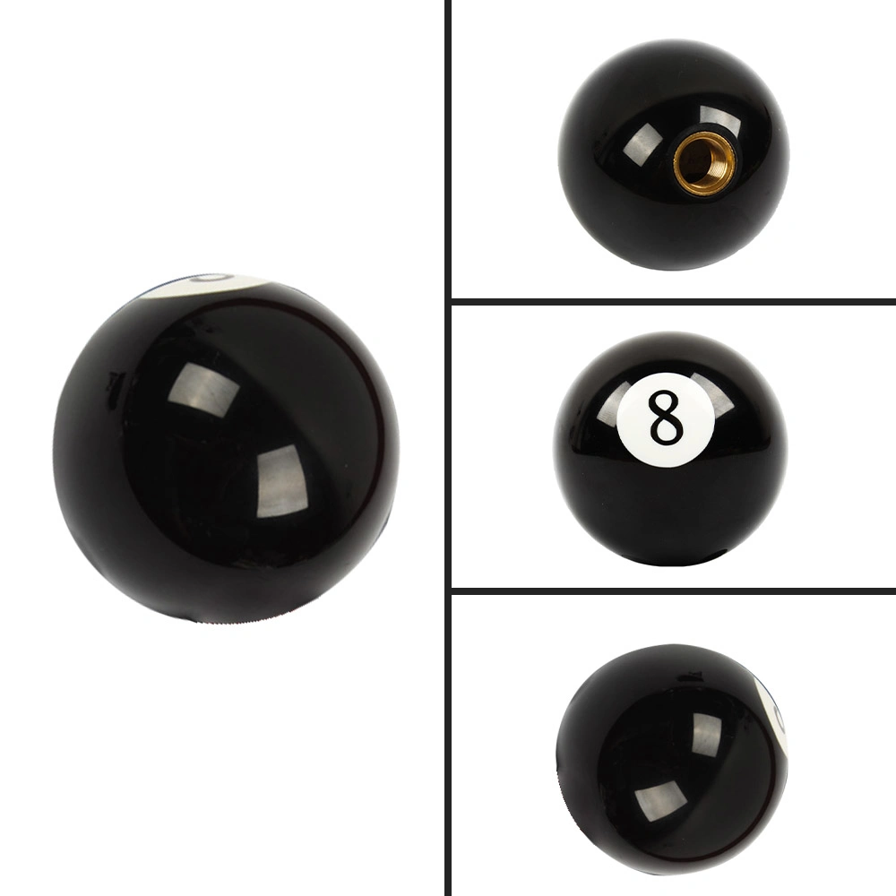 Billiards Gear Head Black 8 Shift Handle Shift Knob