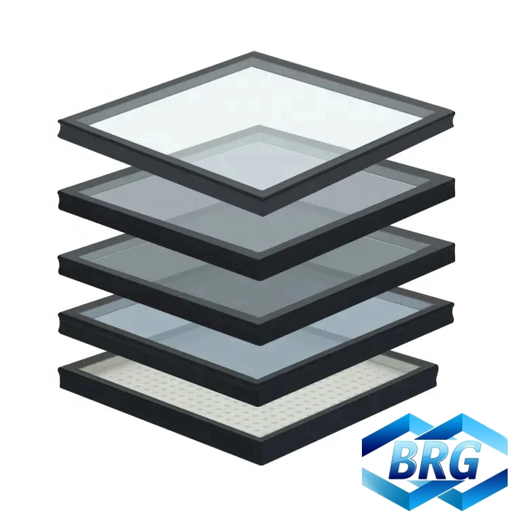 Double Glazing AGC Hard Coating Low E Glass Hollow Insulating Glass