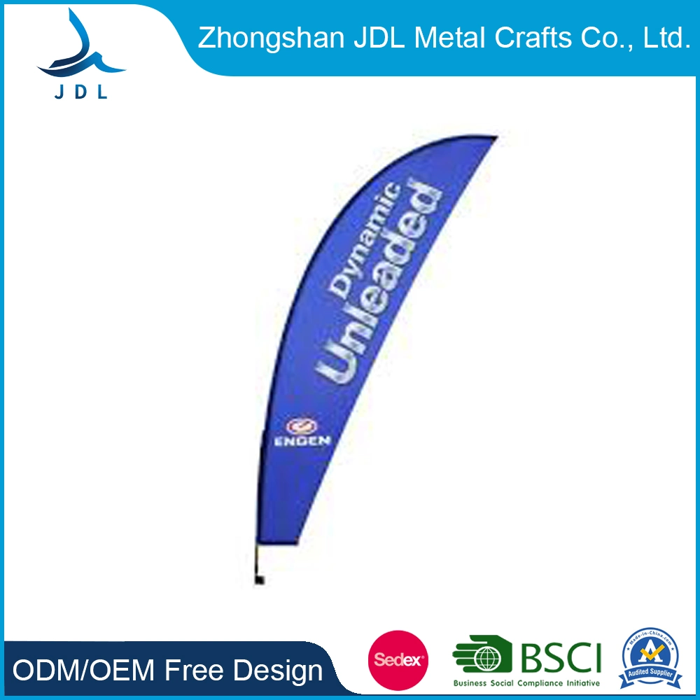 Wholesale/Supplier Garden Stand Car Window Advertising Wall Custom Bandana Printing Flag with 2 Brass Flag Pole