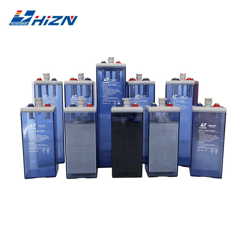 Hizn Power for Solar Energy 2V 1000ah 1200ah 1500ah Tubular Flooded Opzs Solar Storage Battery