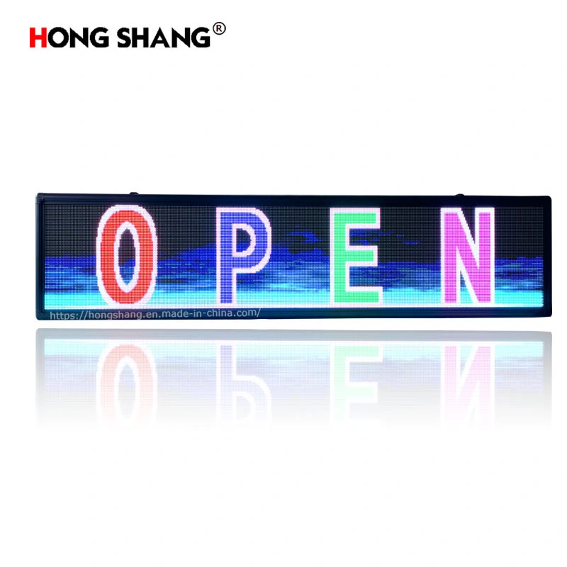 Retail P5 Outdoor LED Signage Rolling Advertising Panel Drives Gas Station Price Board