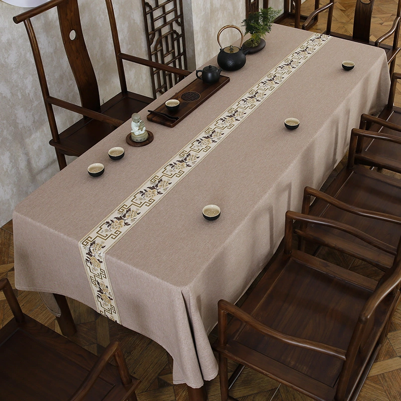 Luxury 100% Cotton Hotel Table Cloth Table Cover