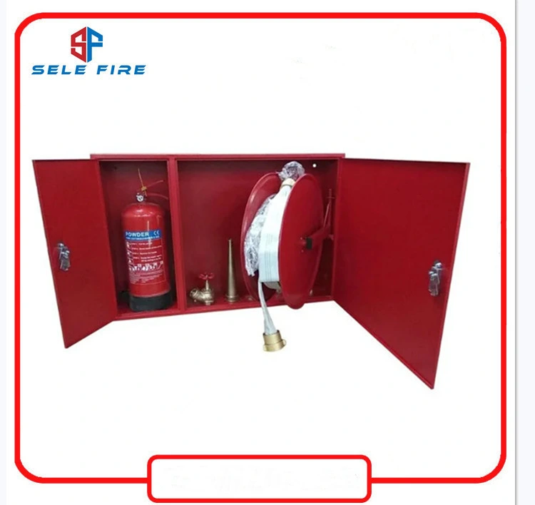 High quality/High cost performance  Fire Fighting Hose Reel Cabinet with Fire Extinguisher