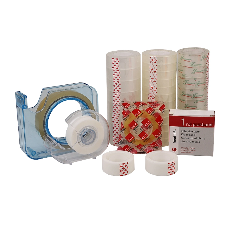 Super Clear Small Roll BOPP Stationery Tape Ideal for Office and School Usage