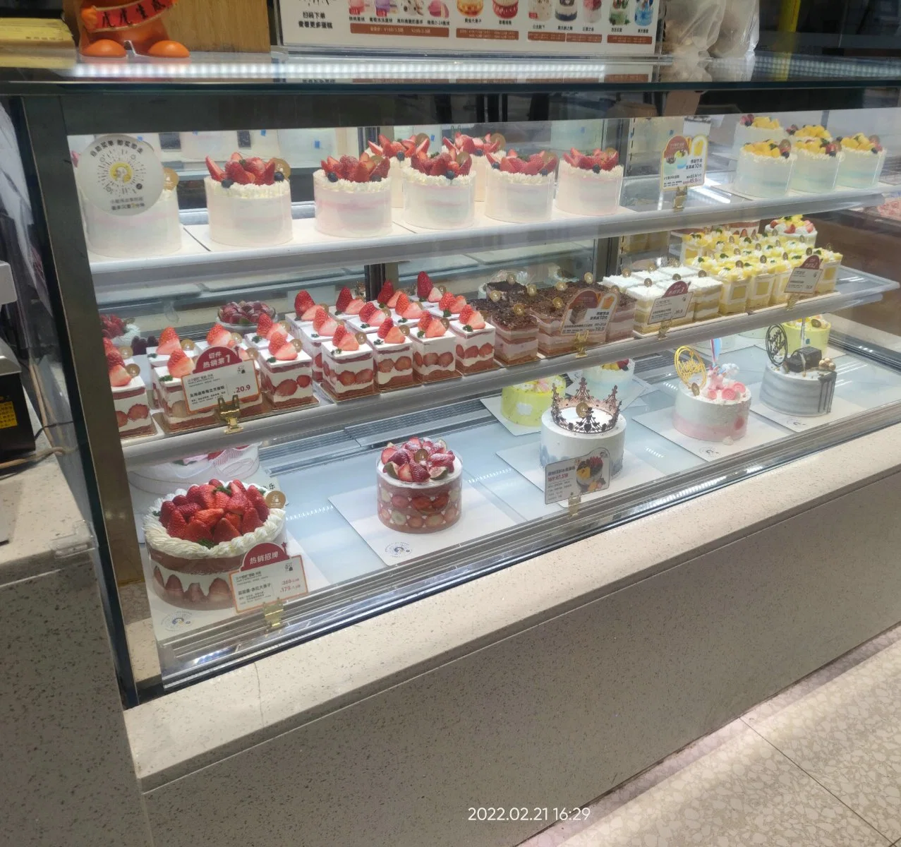 Xsflg Zj Refrigerated Pastry Cake Displays Chiller Cases