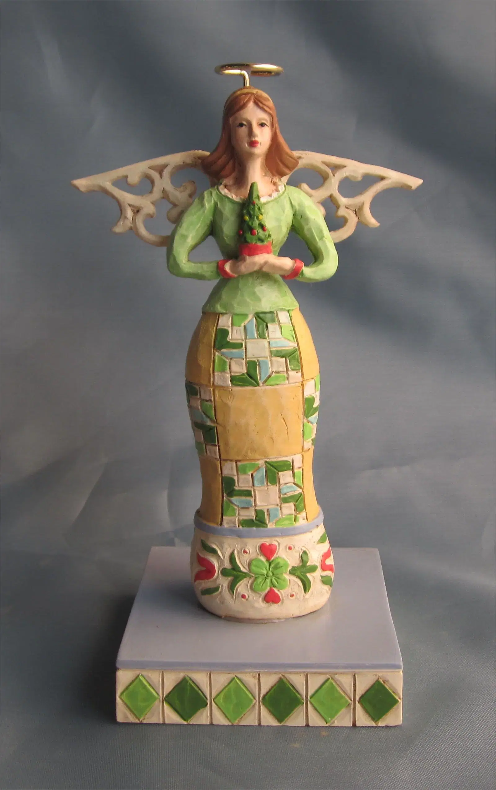 OEM Factory Customized Resin Craft Hanging Angels Resin Angel Figurine Polyresin Christmas Angel Polyresin Angel Figurine Angel Craft Manufacturer in China