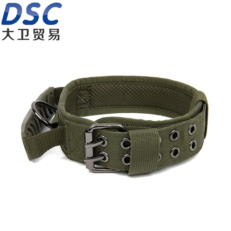 Outdoor Training Dog Neck Ring Adjustable Nylon Training Collar Reflective Dog Collar