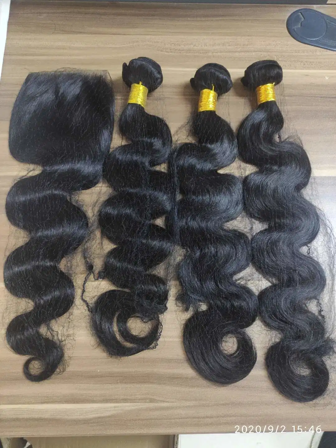 Paquetes de pelo humano de ondas corporales peruanas 100% extensión de pelo Remy Color Natural puede comprar 1/ 3/ 4 Cabello grueso Tejidos