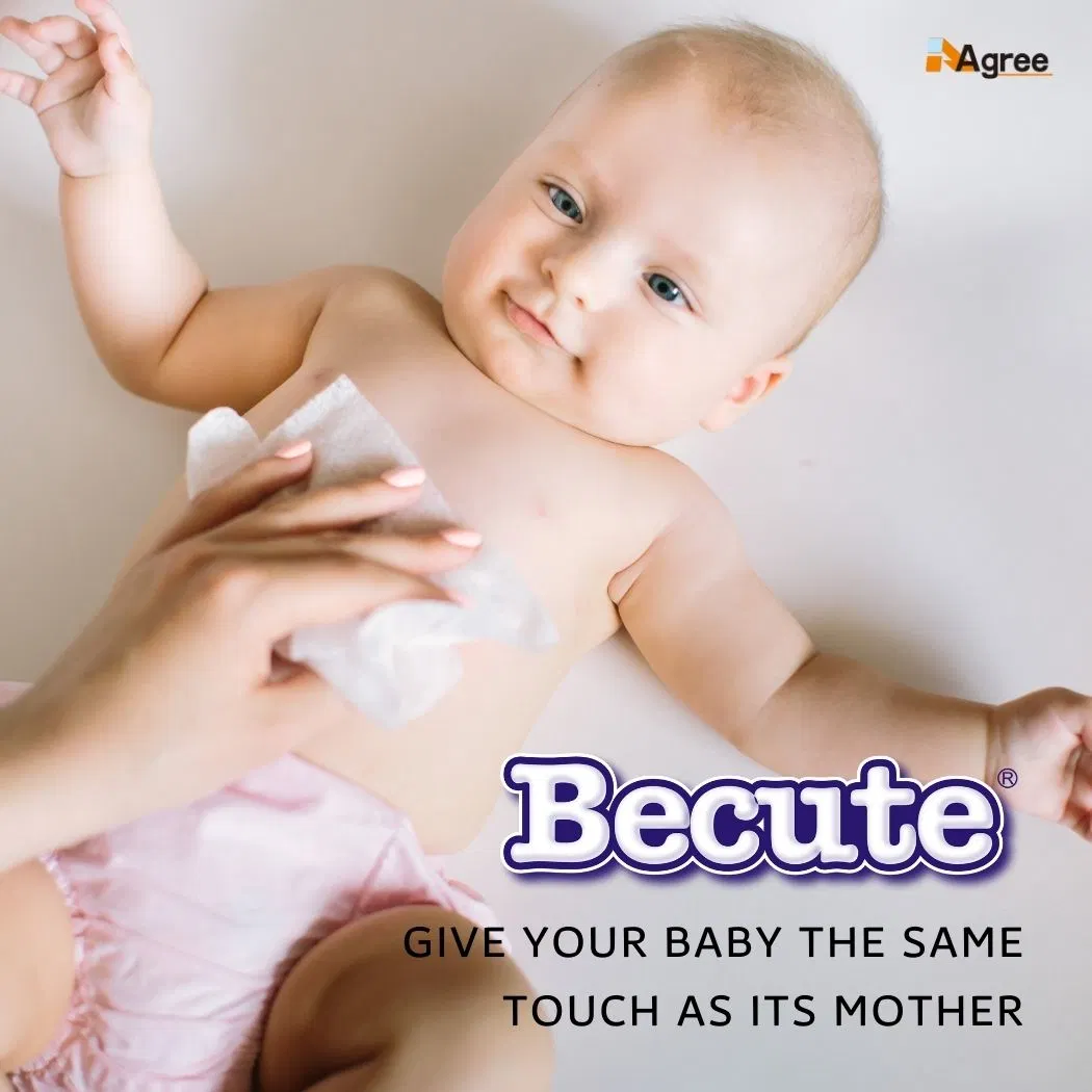 Toalhetes multiusos para limpeza de bebés toalhetes descartáveis em tecido não entrançado para bebé OEM