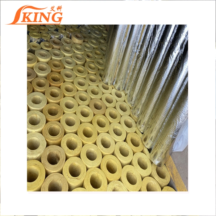 Ce Fiberglass Wool Tube Glass Wool Pipe with Aluminium Foil