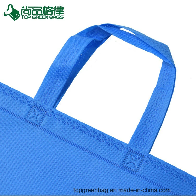 Custom Non-Woven Ultrasonic Heat Pressing Advertising Supermarket Shopping Promotion Bag