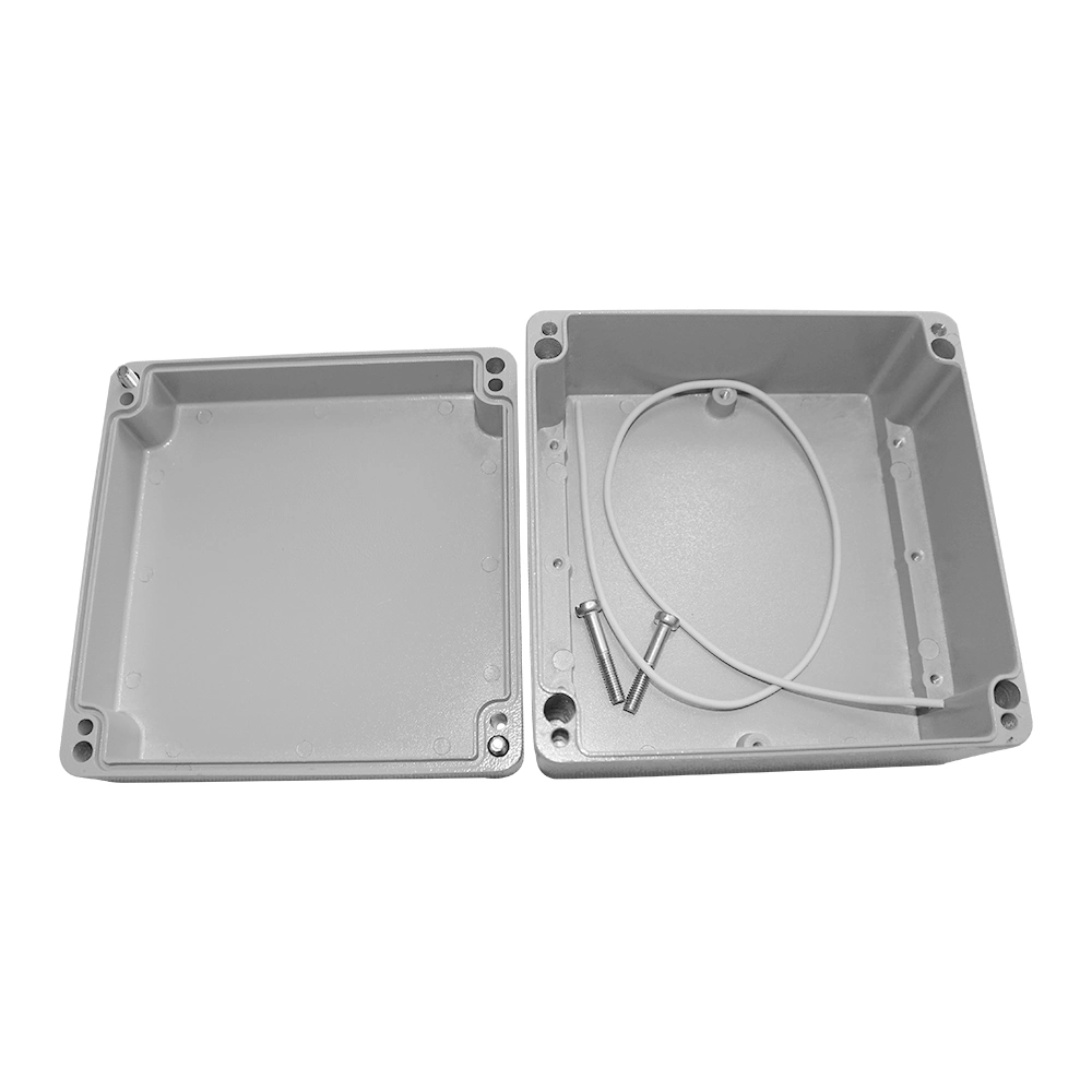 160x160x89.5 mm de alumínio à prova de junção de alumínio fundido da caixa para Formato Electrónico