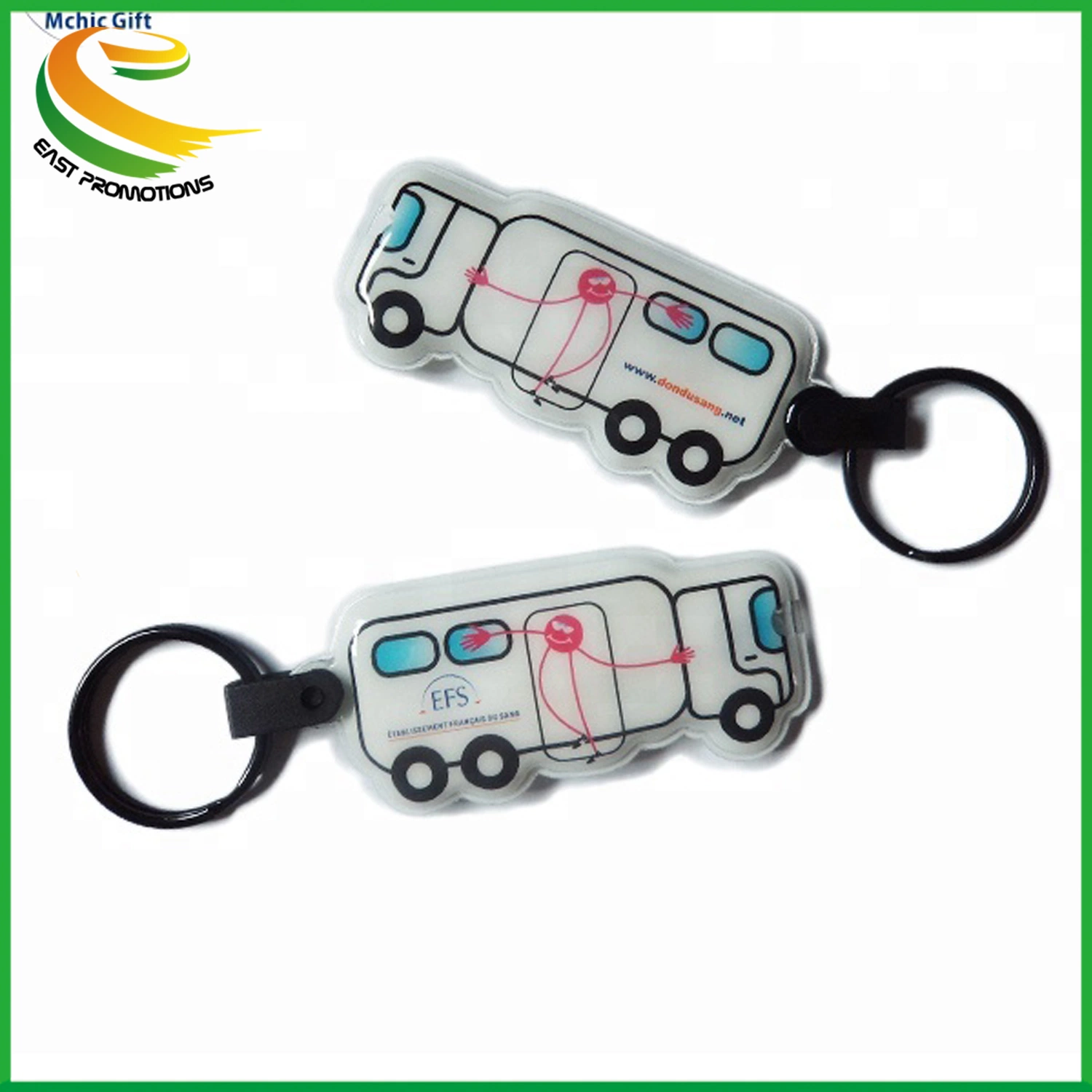 Custom High quality/High cost performance PVC LED Keychain Light for Promotion Gift