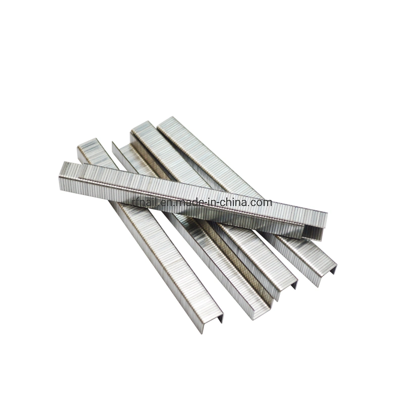 21 Gauge Galvanized 80 Series Staples for Staples Nailer for Furniture