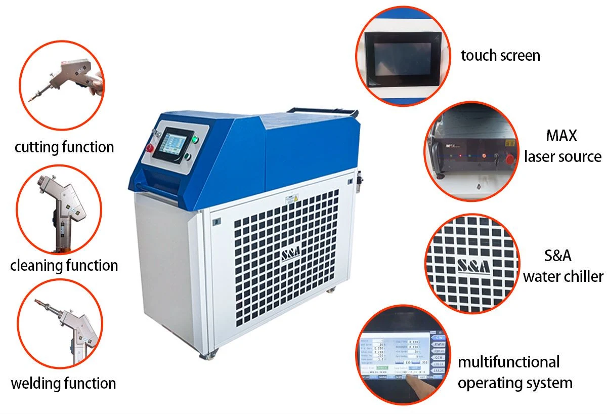 3000 Watt 3 in 1 Machine Bwt Promotion Product Laser Cleaning Cutting Welding