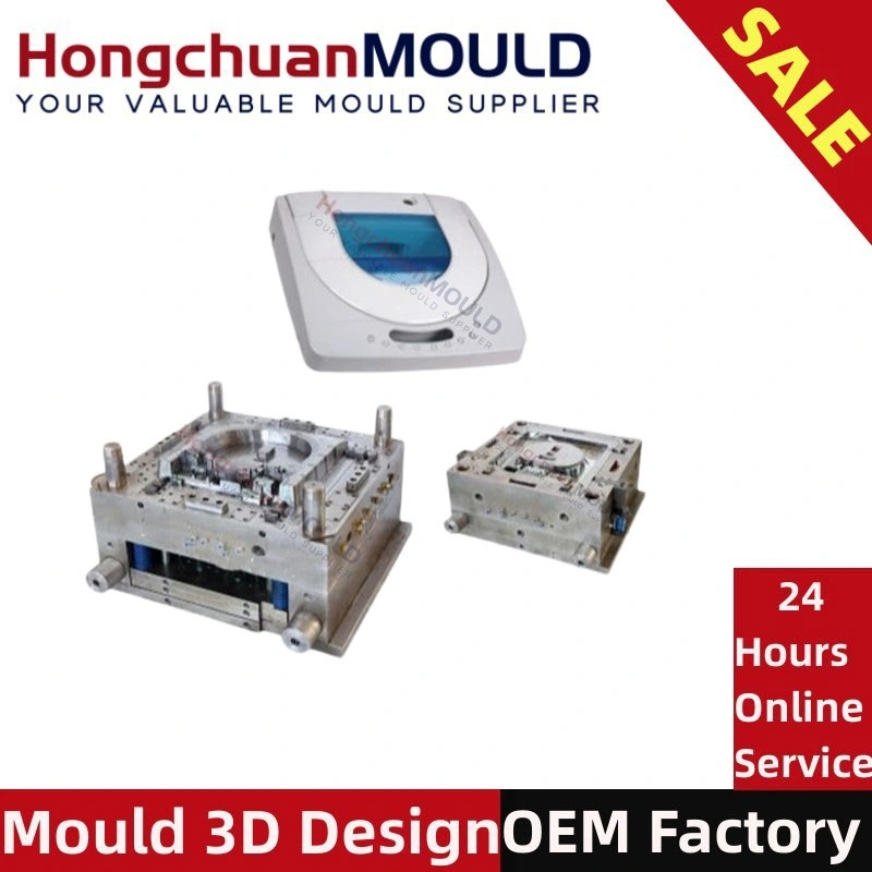 Molde de injeção de revestimento de aparelho inteligente plástico de lavagem Molde da estrutura da máquina HAVC