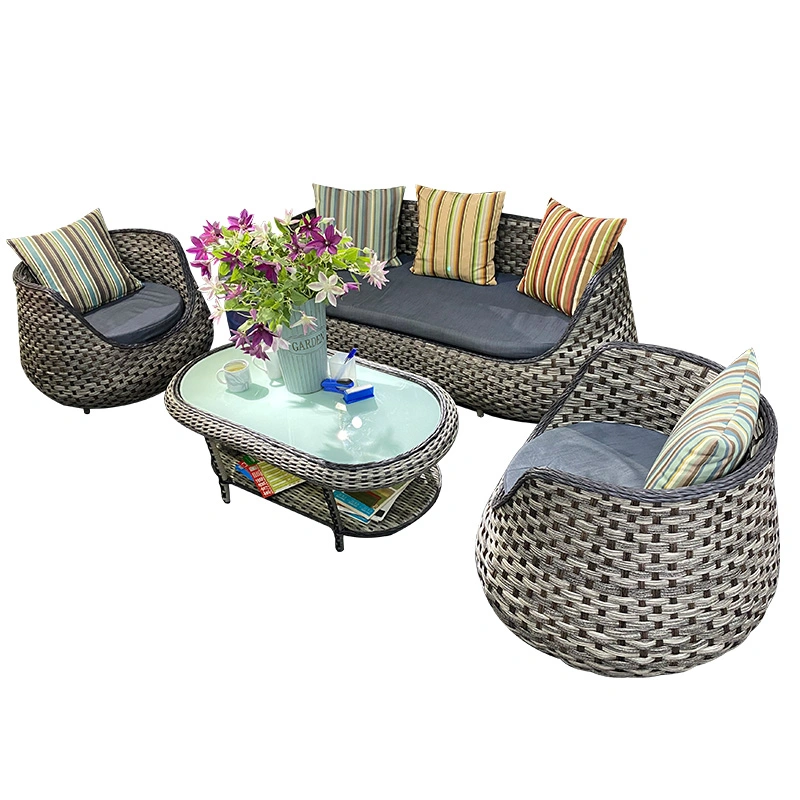 New Style Garden Aluminum Sofa Furniture Outdoor Modern Sofa with Table