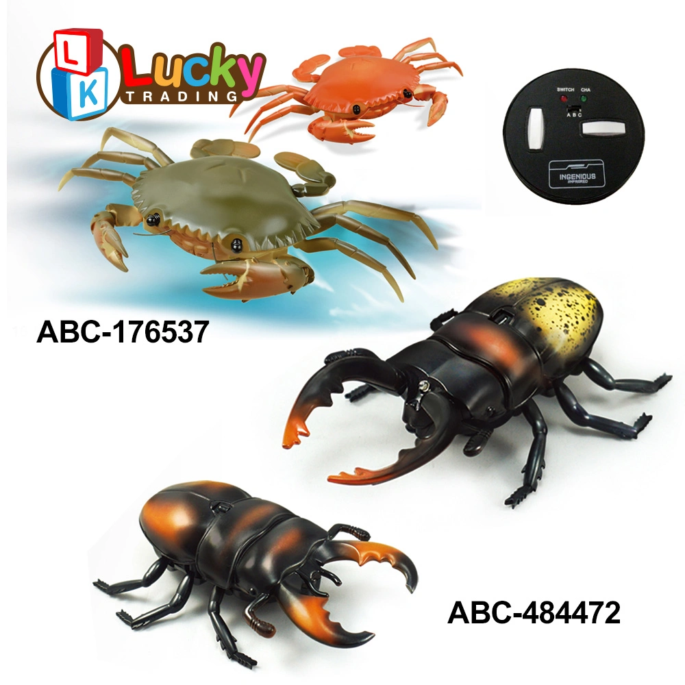 RC Crab игрушка животных дистанционного управления автомобиль электронный насекомых Для детей