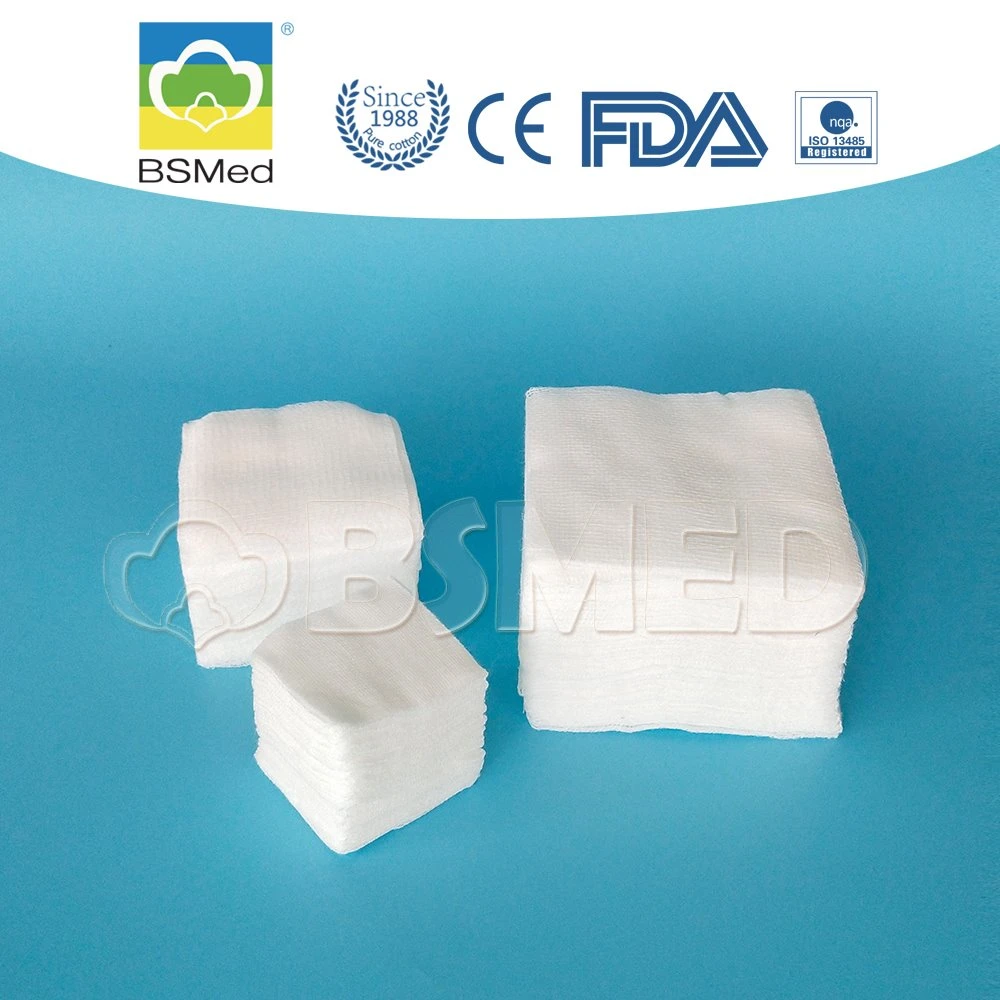 100% Cotton Medical Absorbent Sterile Gauze Swabs