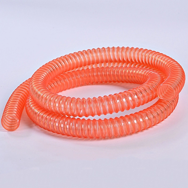 Flexible Corrugated Water Pump Helix Spiral 6 8 Inch PVC Suction Hose