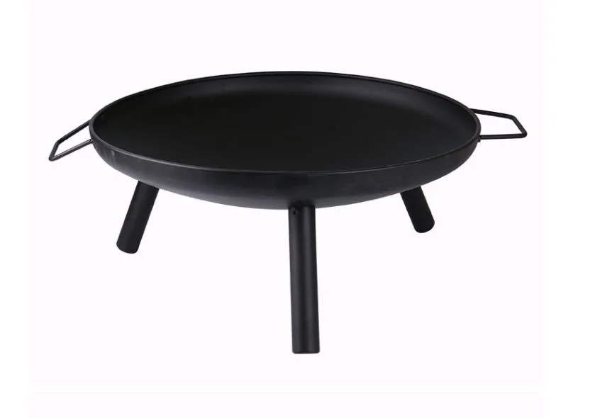 Wood Burning Natural Rust or Black Painted Steel Portable Fire Pit