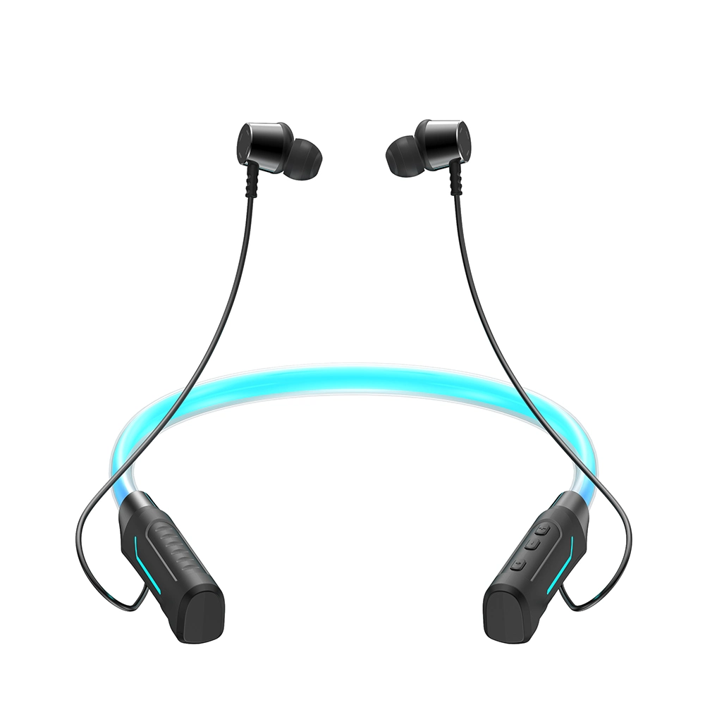 2022 Newest Breathe Light Creative Wireless Sport Earphone Hands Free Bluetooth Headphone mobile Phone Headset PRO Long Play Neckband Bluetooth Earphone