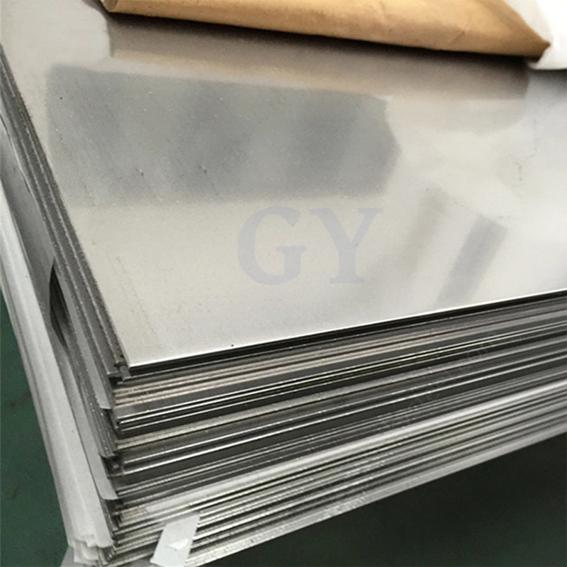 Hojas SS laminadas en frío 1mm 1,5mm 2mm ASTM 201 202 SUS201 SUS202 1,4372 1,4373 Chapa de acero inoxidable con película de PVC