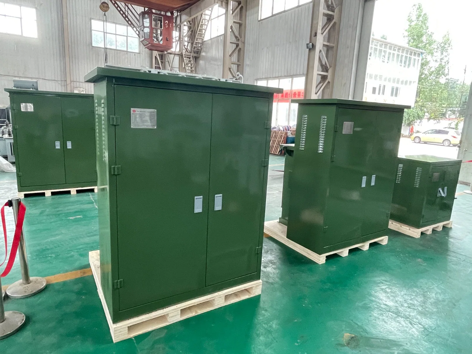 ANSI Standard Electric 1000kVA Alimentación de bucle trifásico 1500kVA 2000kVA Subestación de transformador de potencia trifásica montada en PAD