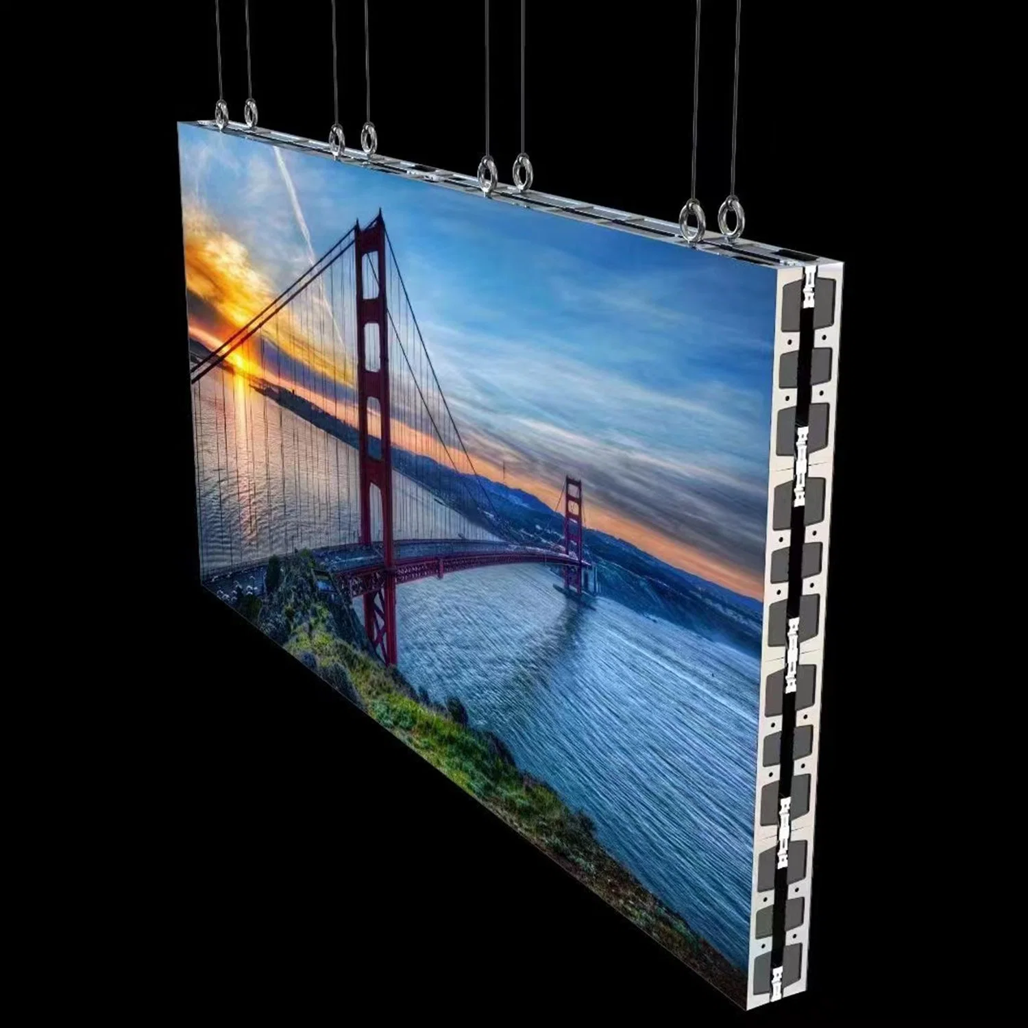 Fixed Indoor Magnetic Front Service LED Display P1.56 P1.95, P2.6, P2.97, P3.91 Fixed Install Advertising Video Wall