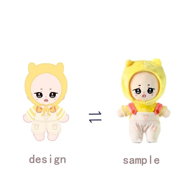 Custom Made 3D Face Plush Doll Character Plushie Toy Standing K-Pop Korean Idol Star Plush Dolls