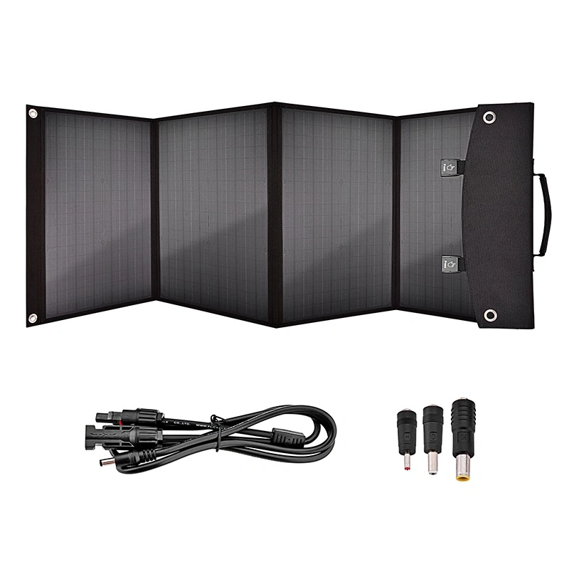 Fabricant de sacs solaires pliables de 120W pour chargeur d'ordinateur portable. Panneau solaire pliable.