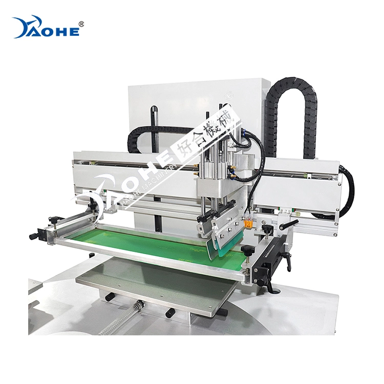 Máquina de impressão plana Serigrafia Equipamento de impressão elétrica para ecrãs de vácuo